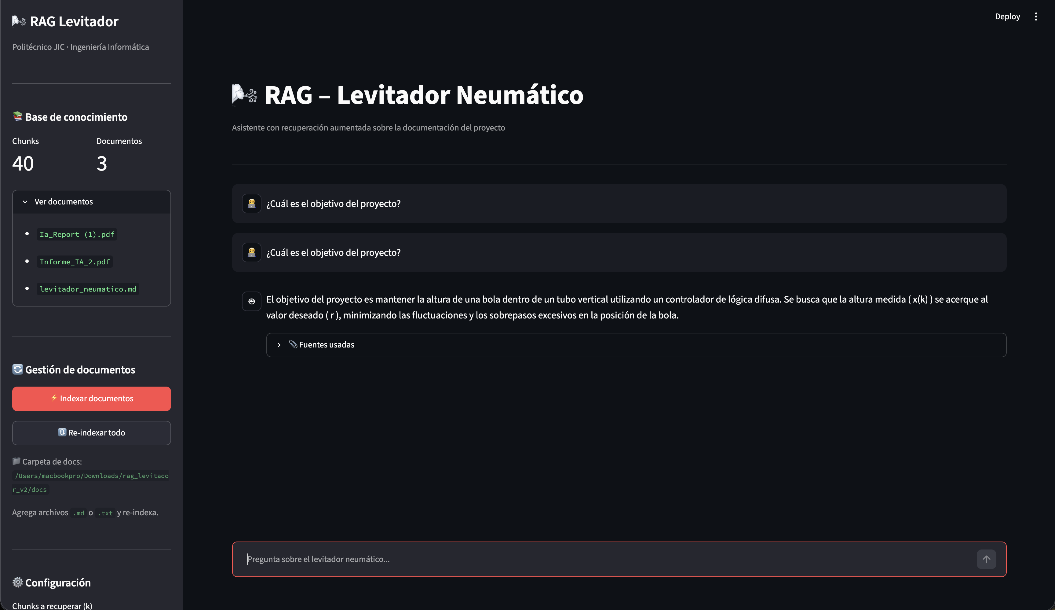 Preview de Sistema RAG para Lógica Difusa